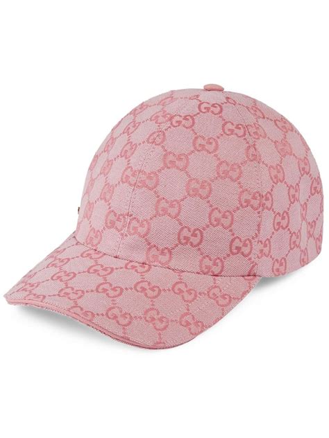 casquette gucci rose|casquette Gucci fraise.